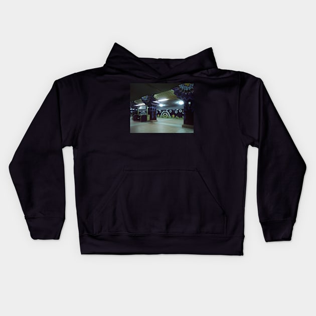 U-Bahn (Subway Station), Paulstern Strasse, Berlin Kids Hoodie by wolftinz